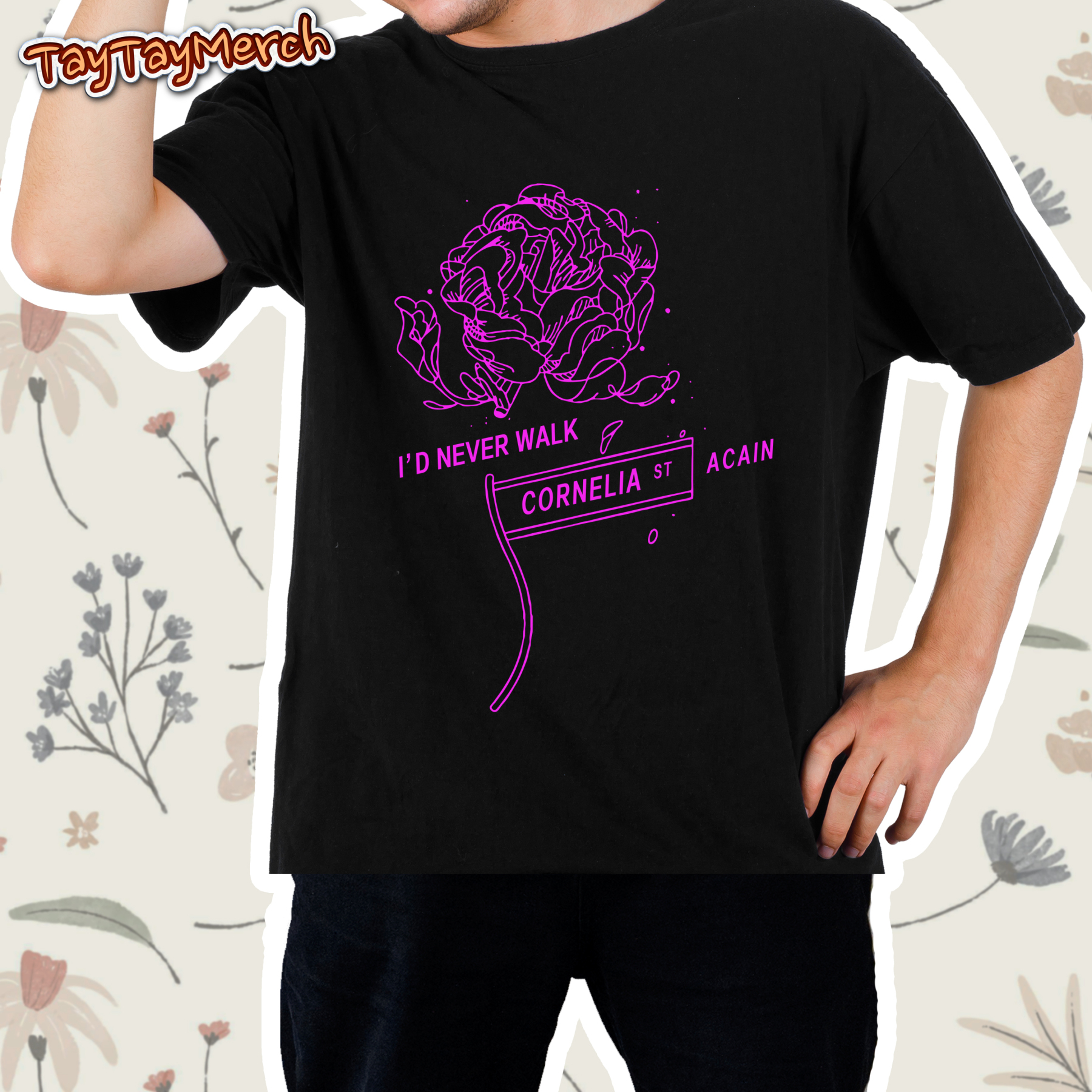 Cornelia Street Flower Graphic Tee