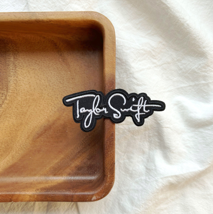 Taylor Inspired Black Patch