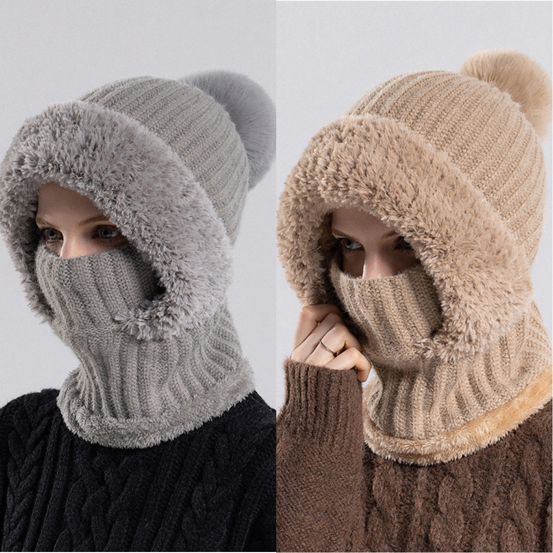Women’s Knitted Hat In Autumn And Winter