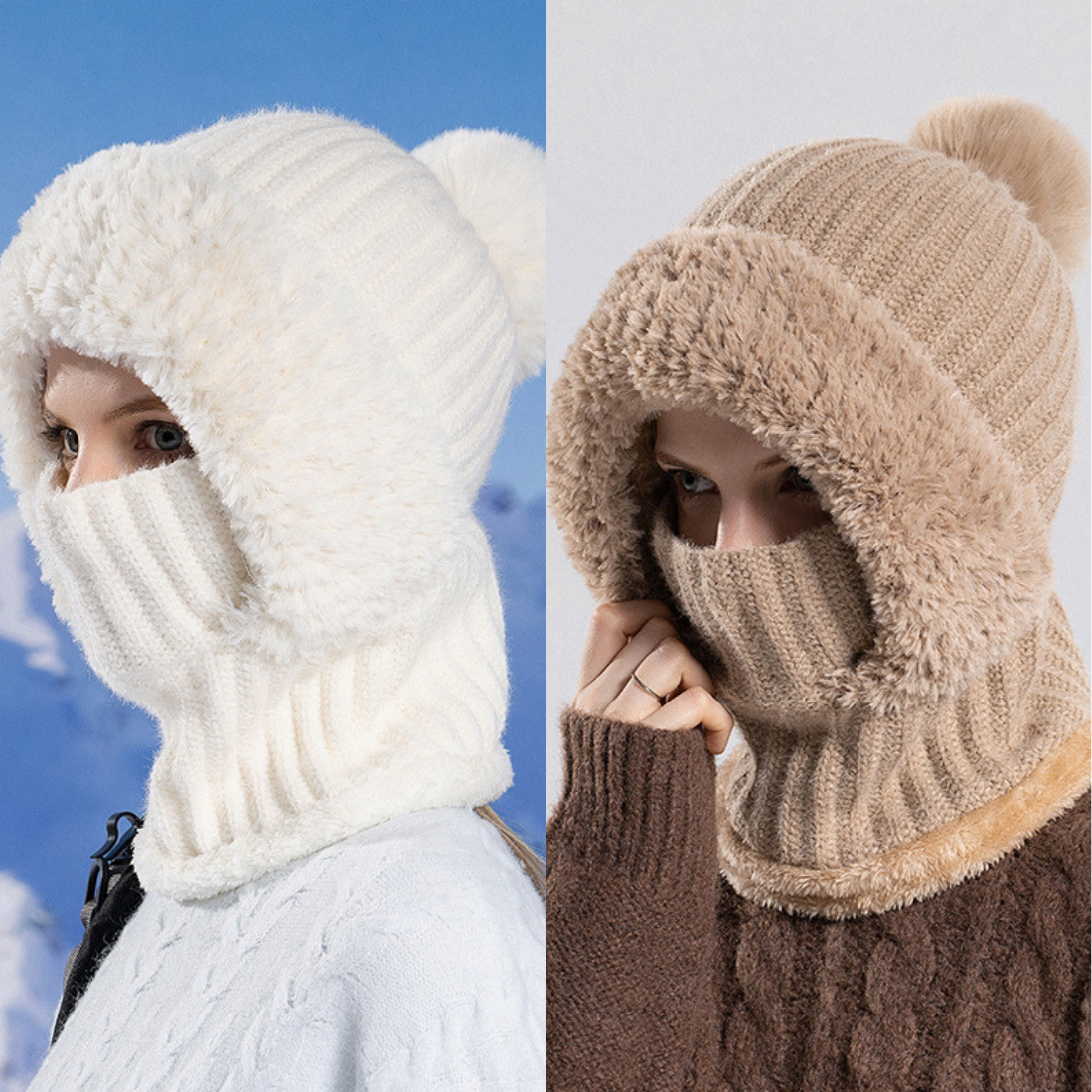 Women’s Knitted Hat In Autumn And Winter