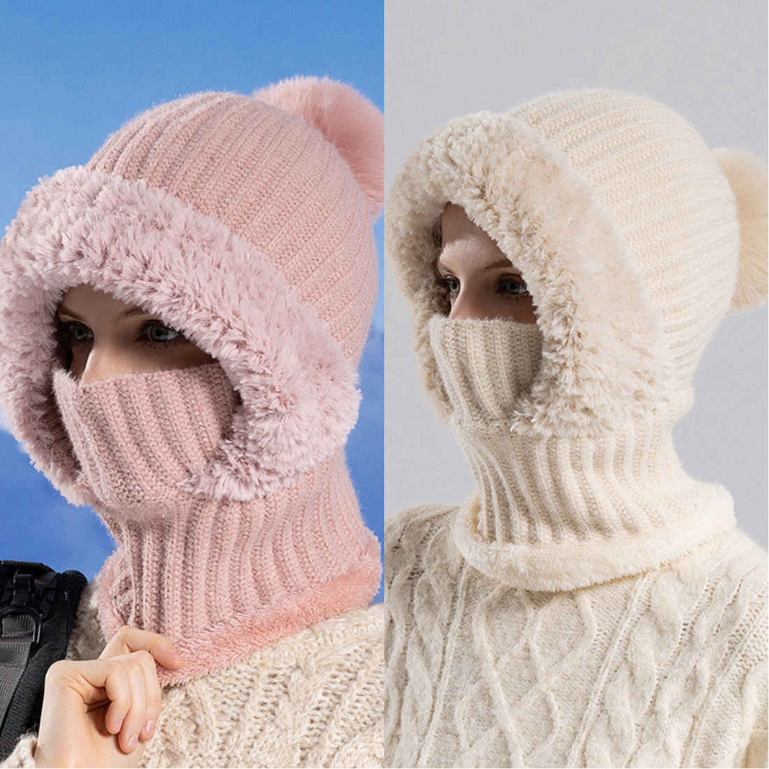 Women’s Knitted Hat In Autumn And Winter