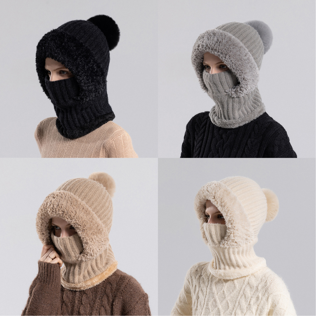 Women’s Knitted Hat In Autumn And Winter
