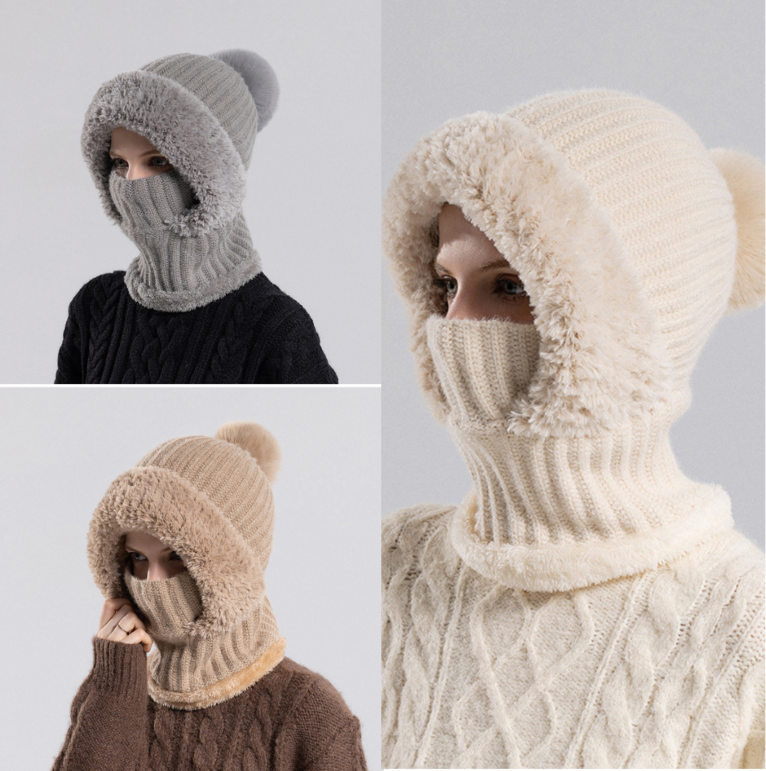 Women’s Knitted Hat In Autumn And Winter