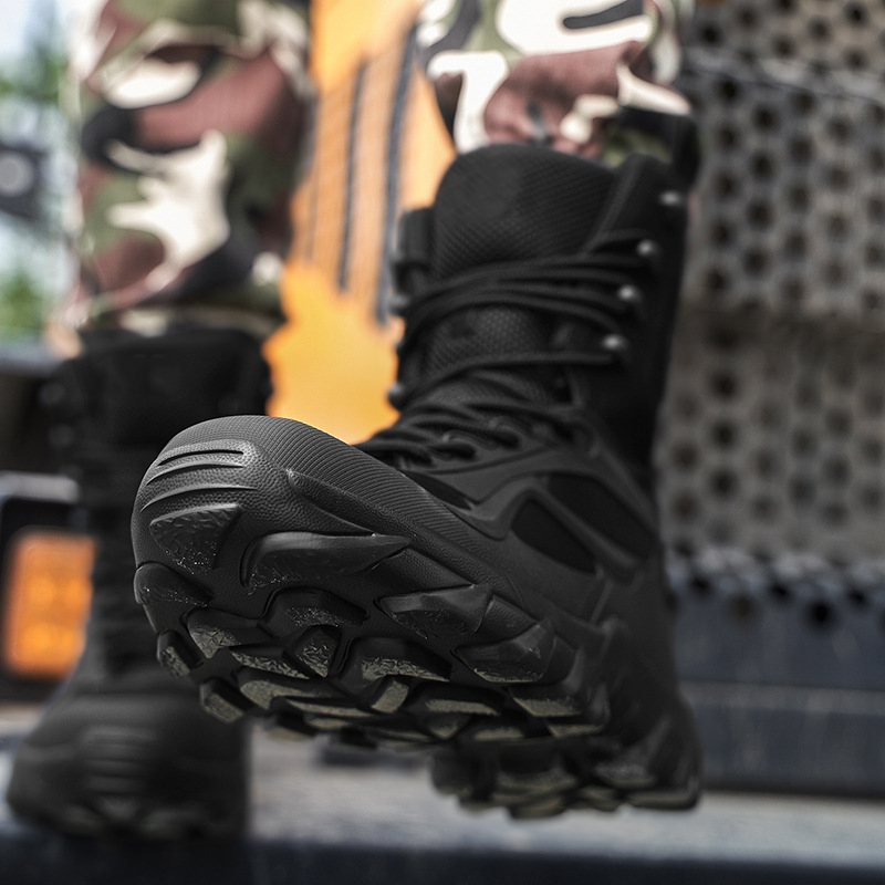 (🎖️MEMORIAL DAY SALE - 70% OFF) Men's Military Desert Combat Boots Waterproof Non-Slip Hiking Boots Work Boots