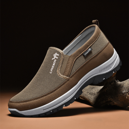 ⏰Limited Time 49% OFF🛒 Men's Orthopedic Slip-On Walking Sneakers – Breathable Upper, Non-Slip Sole, 12 Hours+ Comfort & Pain Relief