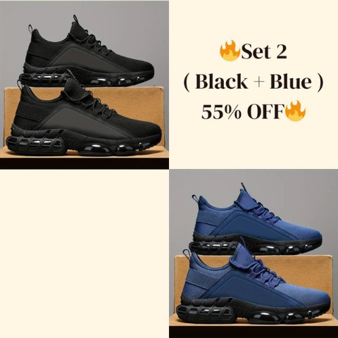 🔥Last Sale🔥Men’s Lightweight Breathable Low-Top Running Shoes