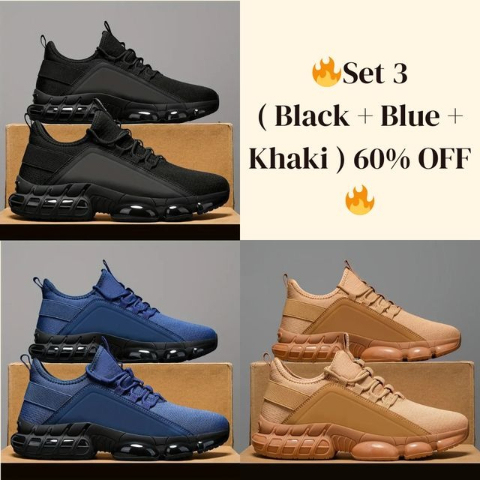 🔥Last Sale🔥Men’s Lightweight Breathable Low-Top Running Shoes