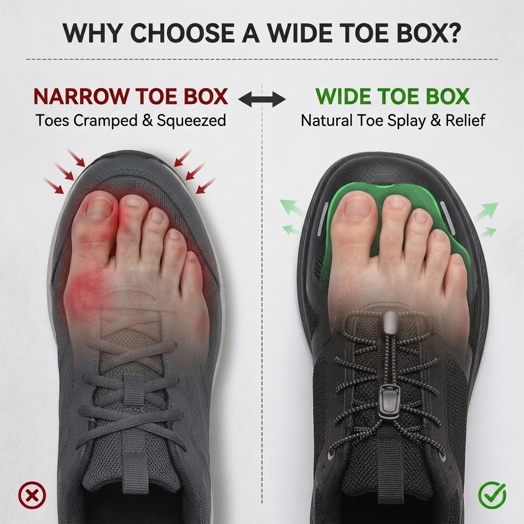 ⏰Limited Time Sale 70% OFF - Men's Premium Mesh Walking Shoes - Lace-Up Design, Cushioned Comfort, Spacious Toe Box, Supportive Arch