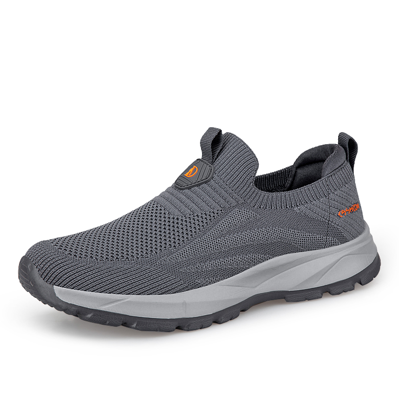 ⏰LAST DAY - 50% OFF🛒 Men's Orthopedic Slip-On Knit Sneakers  – Breathable Mesh Comfort Walking Shoes, Lightweight & Supportive, Easy On/Off Casual Shoes for All-Day Pain Relief