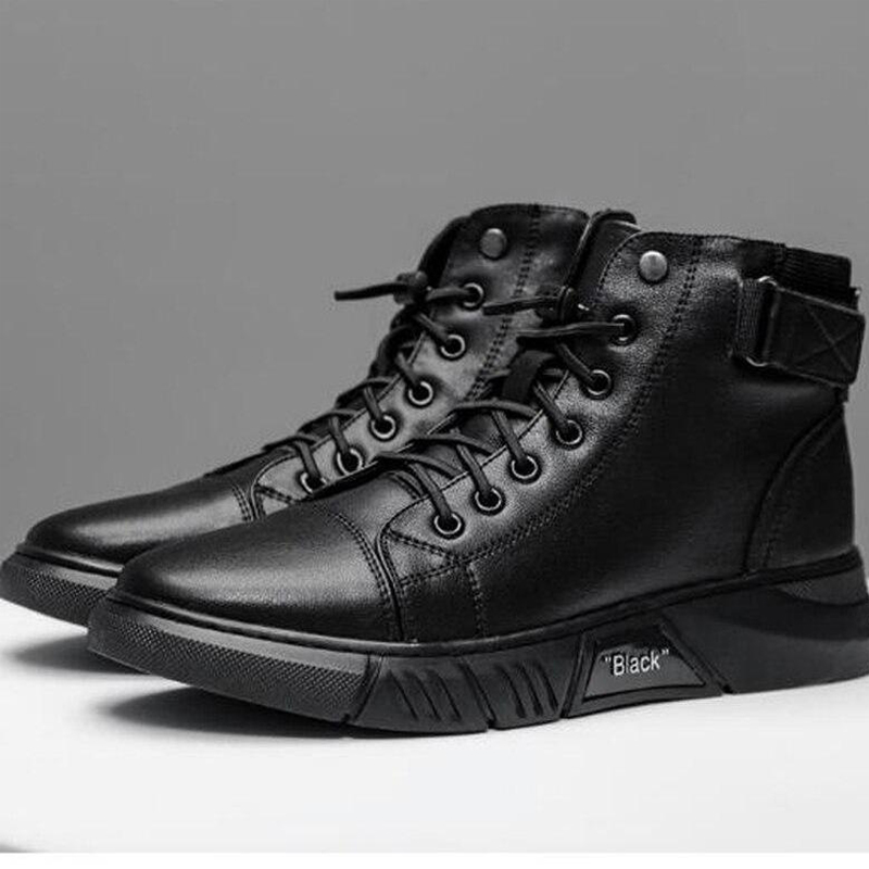 (⏰Limited Time Offer 70%🔥)Men's Top-Quality Motorcycle Boots Genuine Leather Waterproof Anti-Slip Anti-Sprain