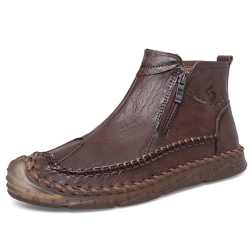 ⏰Last Day! 45% OFF 🔥Men's Handmade Genuine Leather No-Glue Orthopedic