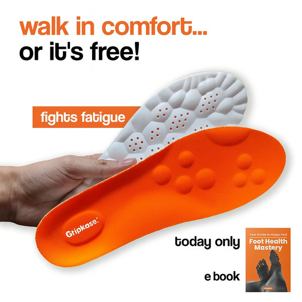GripEase™ - Walk All Day, Pain-Free.