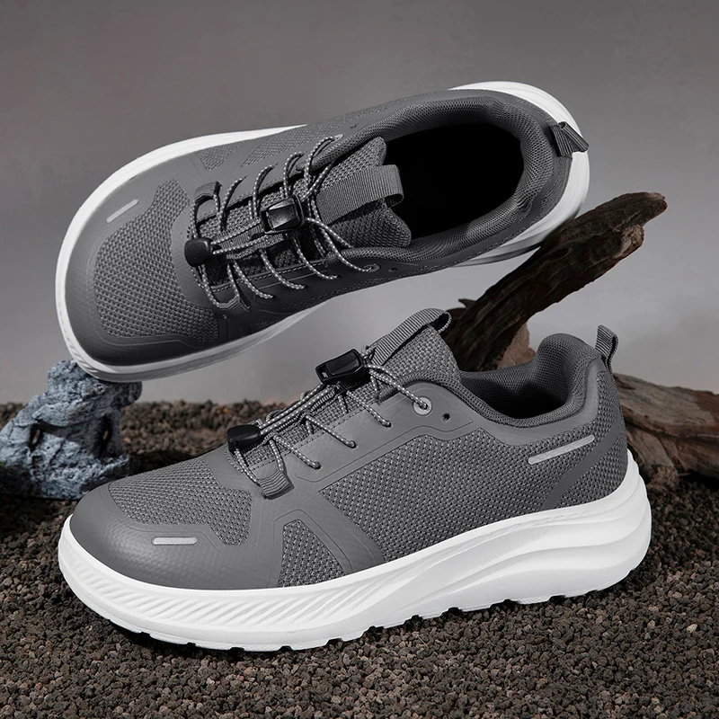 ⏰Limited Time Sale 70% OFF - Men's Premium Mesh Walking Shoes - Lace-Up Design, Cushioned Comfort, Spacious Toe Box, Supportive Arch
