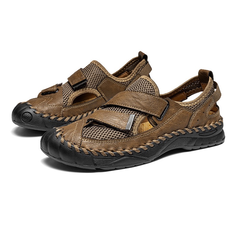 ⏰Last Day! 45% OFF 🔥GARB® Men's Handmade Cowhide Mesh Breathable Snea