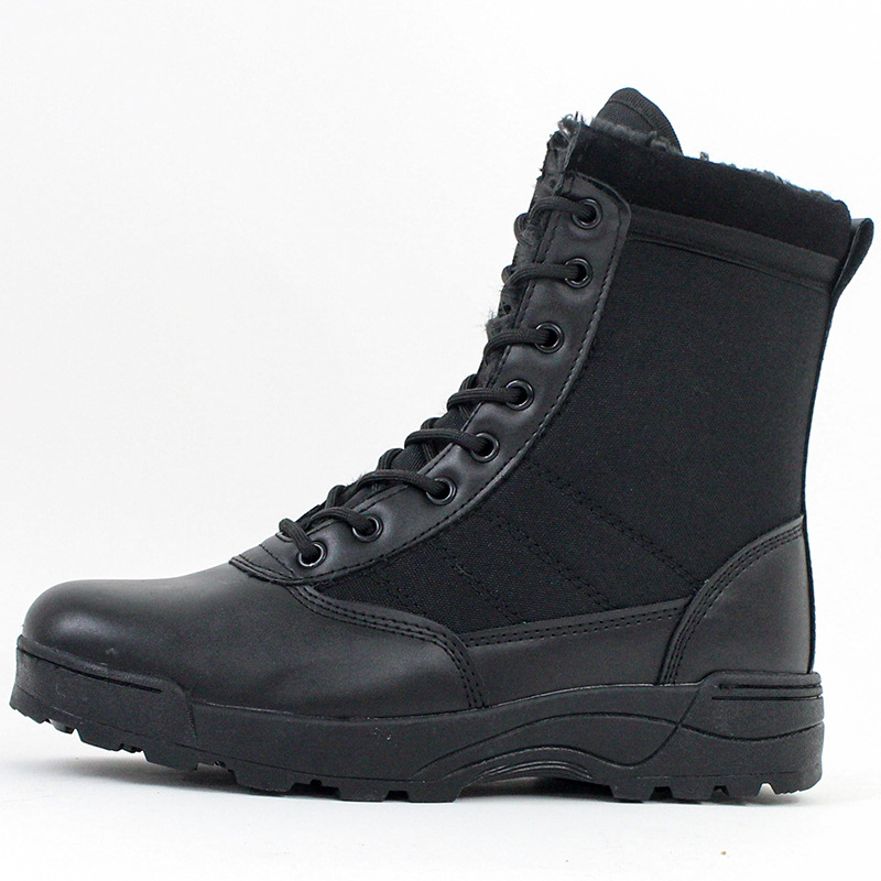 Solesocietythub Men Waterproof Steel Toe Work Boots Non-Slip Hiking Boots Tactical Boots
