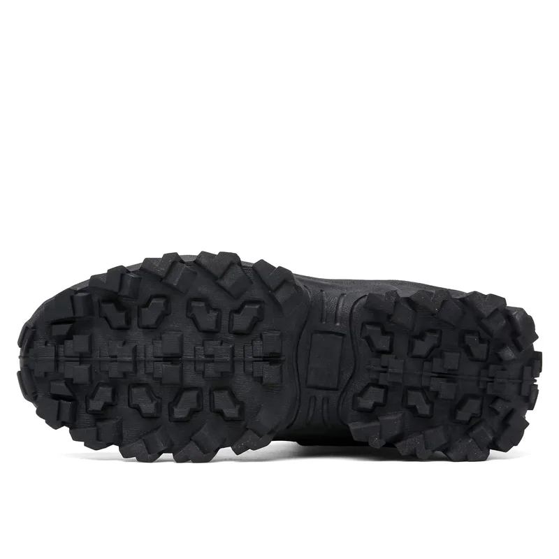 Men's Waterproof Anti-Sprain Anti-Puncture Work Combat Boots Hiking Boots (Durability Upgrade)