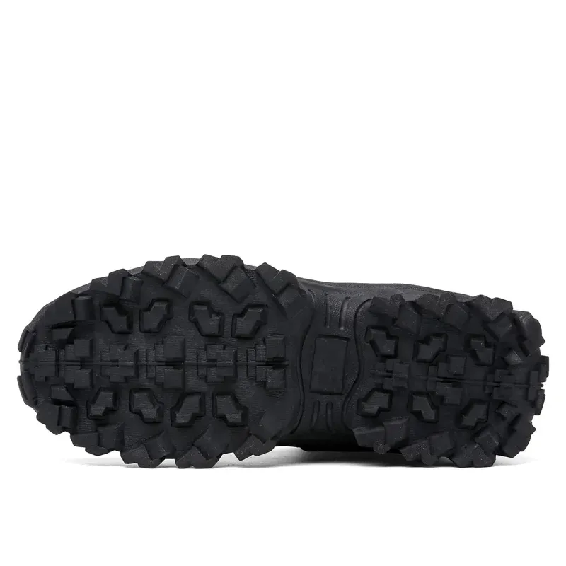 Men's Waterproof Anti-Sprain Anti-Puncture Work Combat Boots Hiking Boots (Durability Upgrade)