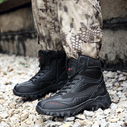 (🎖️MEMORIAL DAY SALE - 70% OFF) Men Warm Winter Snow Boots Waterproof Non-Slip Work Combat Boots
