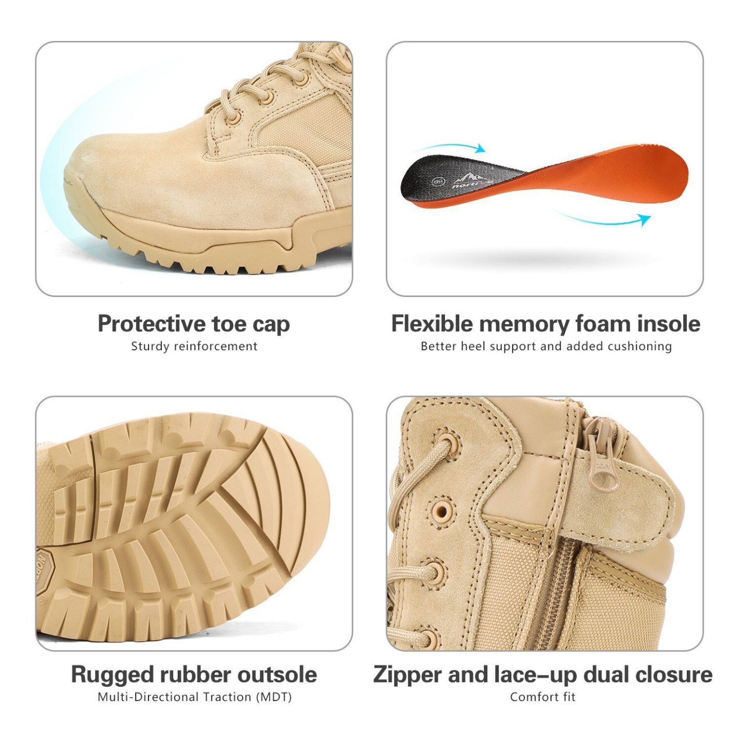 (🎄CHRISTMAS SPECIALS-70%OFF🎁) Men's Outdoor Waterproof Non-Slip Tactical Research Boots Work Winter Boots