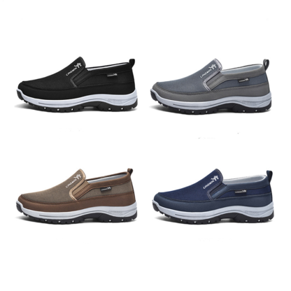 ⏰Limited Time 49% OFF🛒 Men's Orthopedic Slip-On Walking Sneakers – Breathable Upper, Non-Slip Sole, 12 Hours+ Comfort & Pain Relief