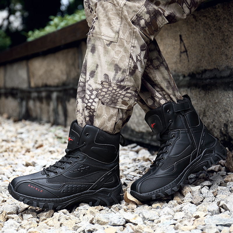 (🎖️MEMORIAL DAY SALE - 70% OFF) Men Warm Winter Snow Boots Waterproof Non-Slip Work Combat Boots