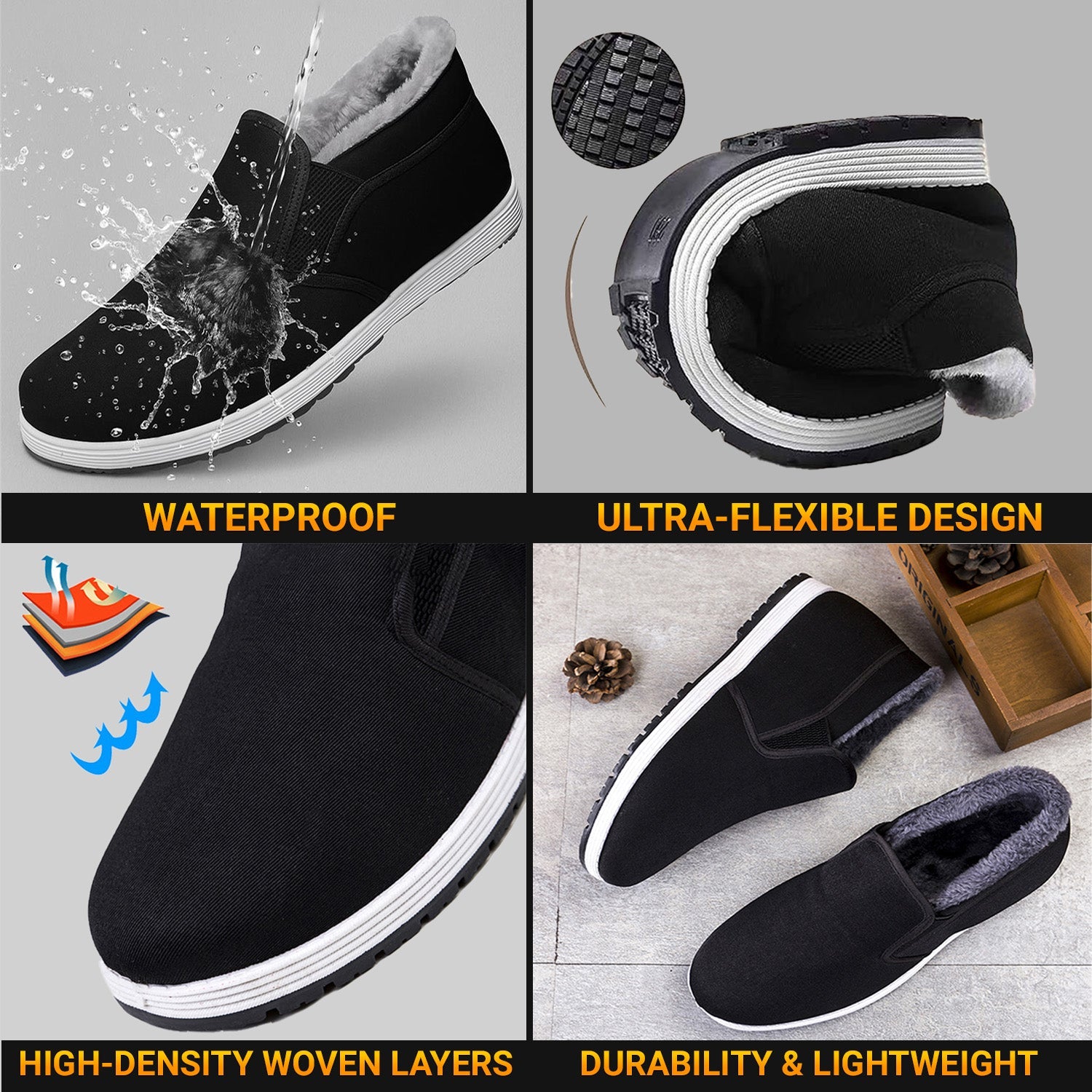 Solesocietyhub™ 360° Thermal Anti-Slip Orthopedic Winter Shoes