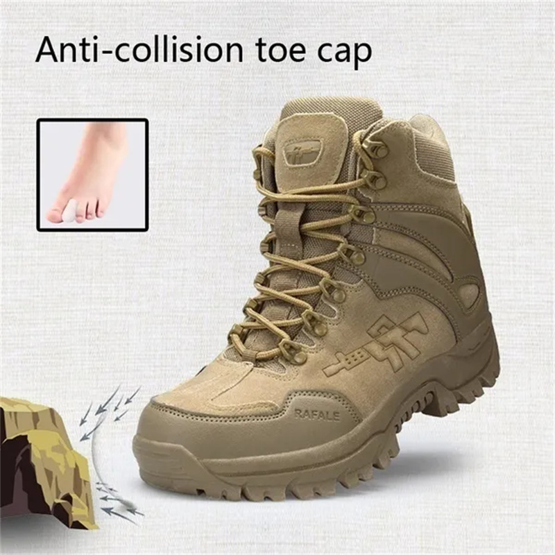 (🎄CHRISTMAS SPECIALS-70%OFF🎁) Men's Orthopedic Support Waterproof Combat Boots Lightweight Non-Slip Anti-Puncture Work Boots