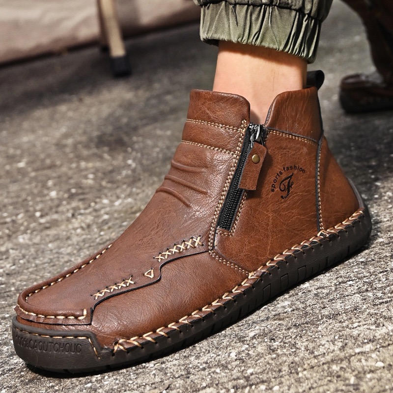 ⏰Last Day! 49% OFF 🔥GARB®Men's Handmade Cowhide Orthopedic Boots