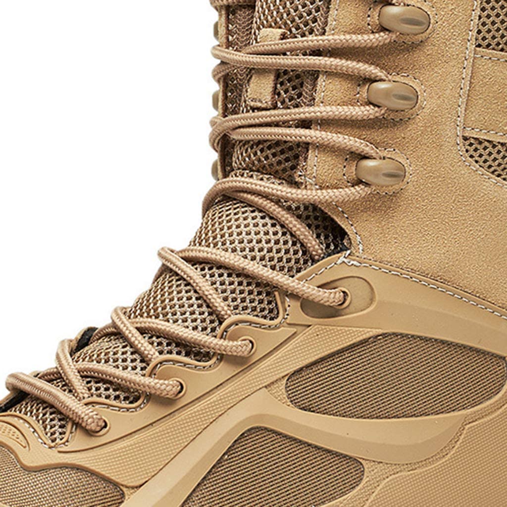 (🎖️MEMORIAL DAY SALE - 70% OFF) Men's Military Desert Combat Boots Waterproof Non-Slip Hiking Boots Work Boots