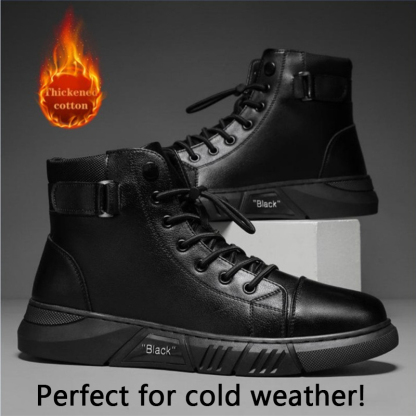 (⏰Limited Time Offer 70%🔥)Men's Top-Quality Motorcycle Boots Genuine Leather Waterproof Anti-Slip Anti-Sprain