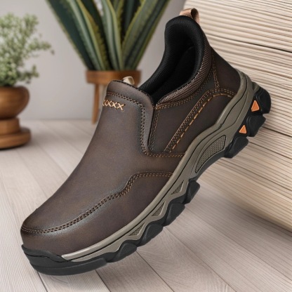 ⏰Last Day! 45% OFF 🔥SOLESOCIETYHUB®Men's Genuine Leather Orthopedic Outdoor Walking Shoes
