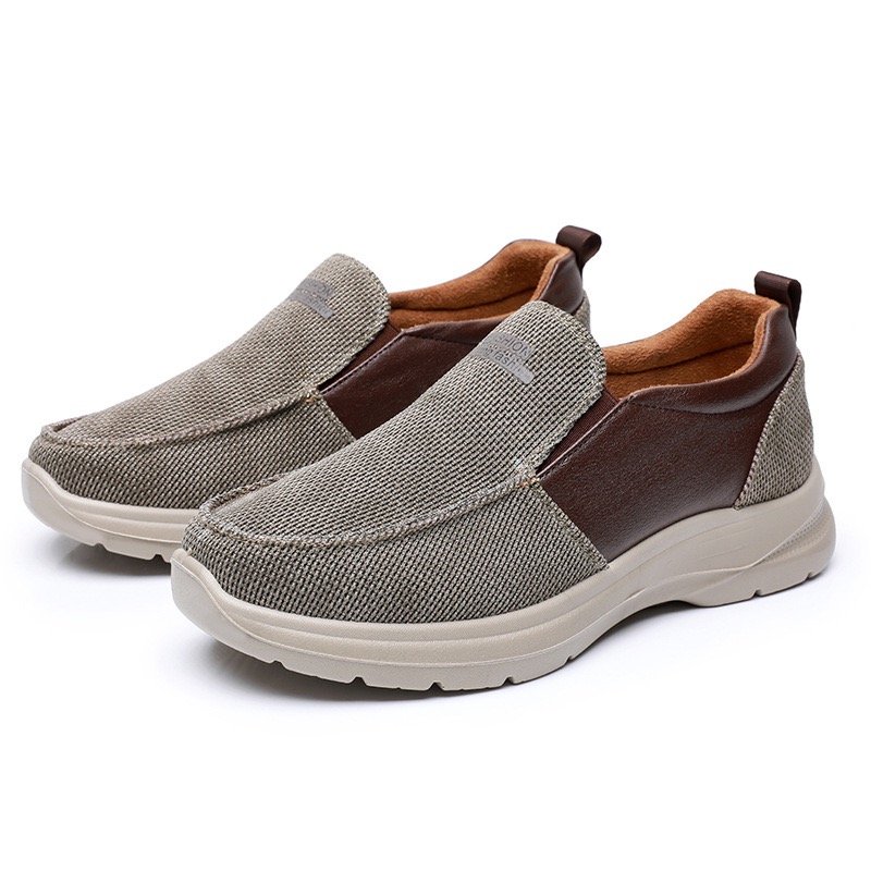 ⏰Promotion - 50% OFF🔥Solesocietyhub®Men's Breathable Orthopedic Slip-On Canvas Shoes