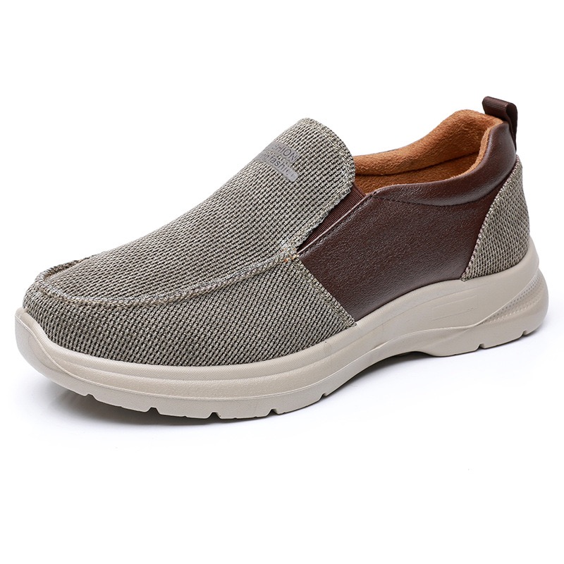 ⏰Promotion - 50% OFF🔥Solesocietyhub®Men's Breathable Orthopedic Slip-On Canvas Shoes
