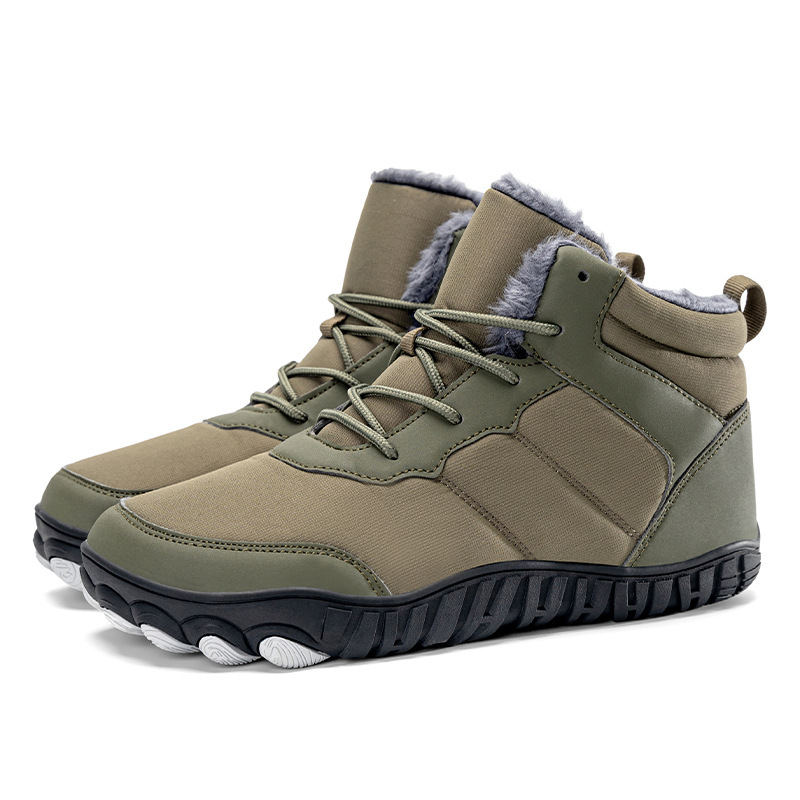 SnugStride - Non-slip & Carbon Fiber Waterproof Winter Barefoot Shoes (Unisex)