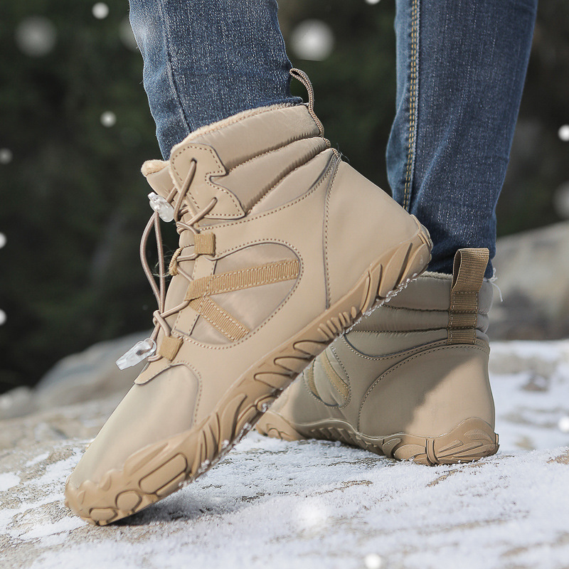 ❄️PolarPace- Non-slip & Carbon Fiber Waterproof Winter Barefoot Shoes (Unisex)