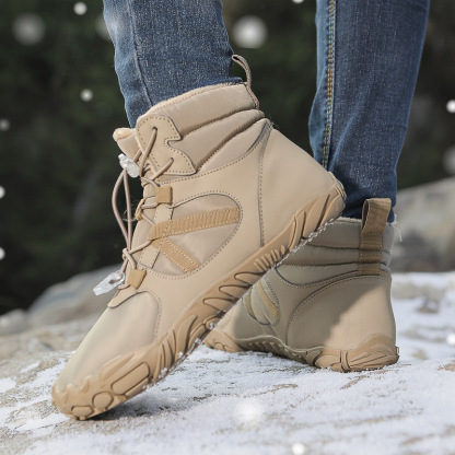 ❄️PolarPace- Non-slip & Carbon Fiber Waterproof Winter Barefoot Shoes (Unisex)