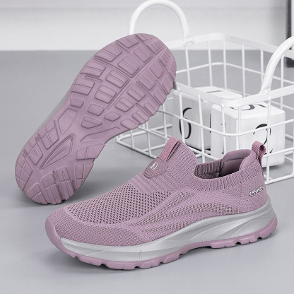 ⏰LAST DAY - 50% OFF🛒 Men's Orthopedic Slip-On Knit Sneakers  – Breathable Mesh Comfort Walking Shoes, Lightweight & Supportive, Easy On/Off Casual Shoes for All-Day Pain Relief