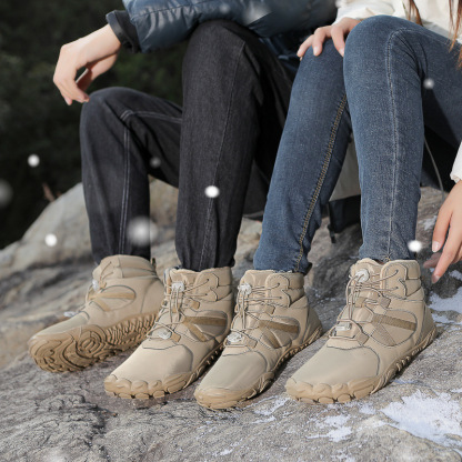 ❄️PolarPace- Non-slip & Carbon Fiber Waterproof Winter Barefoot Shoes (Unisex)