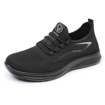 ⏰LAST DAY - 50% OFF🛒Men's Hands Free Slip On Oxford Shoes – Ultra Comfortable knitted fabric shoes, Lightweight Casual Walking Sneakers, Comfortable Dress Shoes, Mesh Urban Shoes for Business & Daily Wear