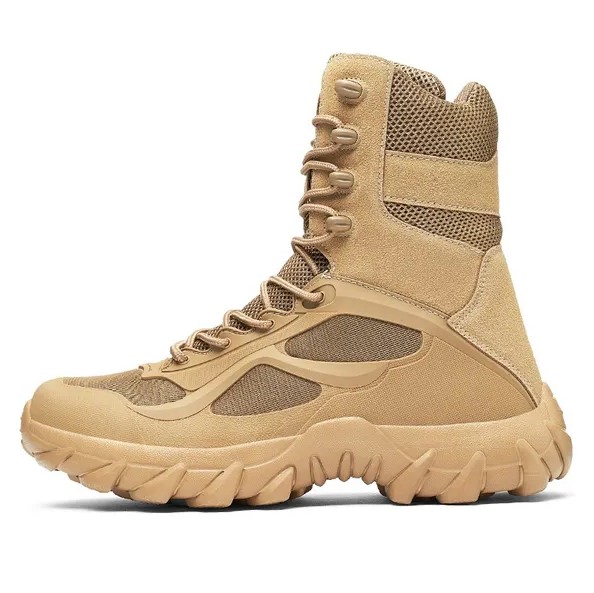(🎖️MEMORIAL DAY SALE - 70% OFF) Men's Military Desert Combat Boots Waterproof Non-Slip Hiking Boots Work Boots