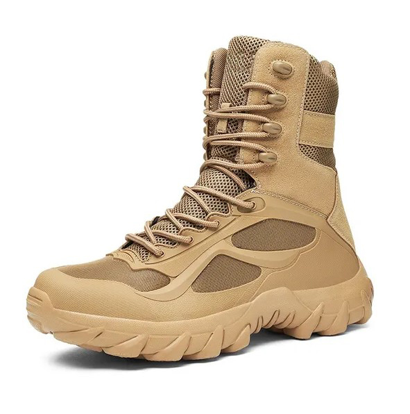 (🎖️MEMORIAL DAY SALE - 70% OFF) Men's Military Desert Combat Boots Waterproof Non-Slip Hiking Boots Work Boots