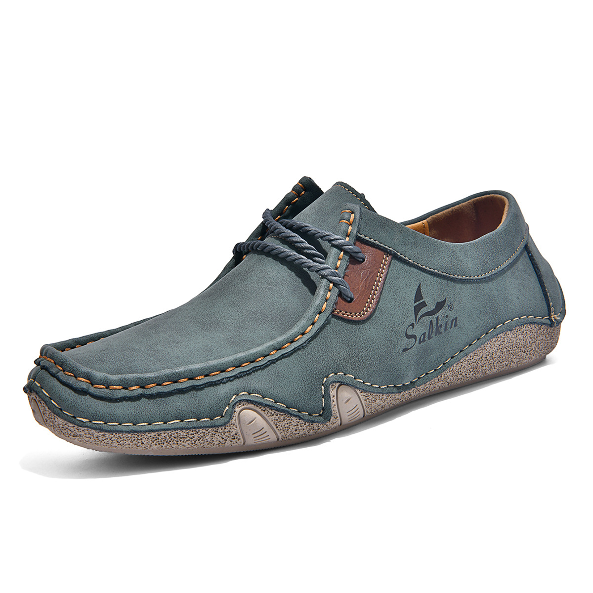 ✨ NEW ARRIVAL: 50% OFF | Men's Vintage Hand-Stitched Leather Driving Loafers