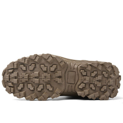 Men's Waterproof Anti-Sprain Anti-Puncture Work Combat Boots Hiking Boots (Durability Upgrade)