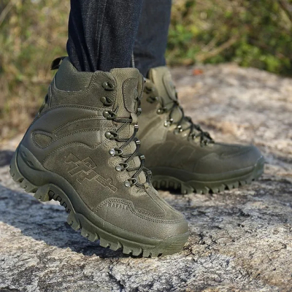 (🎄CHRISTMAS SPECIALS-70%OFF🎁) Men's Orthopedic Support Waterproof Combat Boots Lightweight Non-Slip Anti-Puncture Work Boots