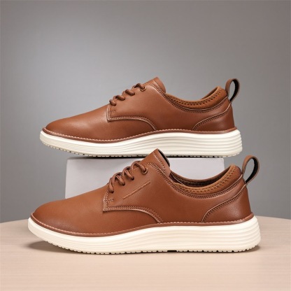 ⏰LAST DAY - 60% OFF🛒 Men’s Comfortable Lace-Up Brogue Sneakers – Ultra-Lightweight & Breathable Woven Upper, Arch Support, Wide-Toe Fit, Shock-Absorbing Sole for All-Day Comfort