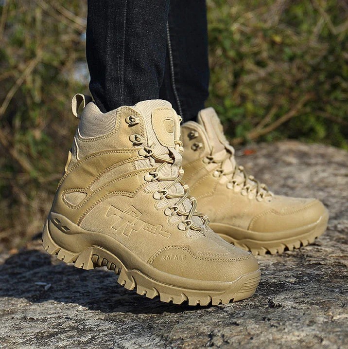 (🎄CHRISTMAS SPECIALS-70%OFF🎁) Men's Orthopedic Support Waterproof Combat Boots Lightweight Non-Slip Anti-Puncture Work Boots
