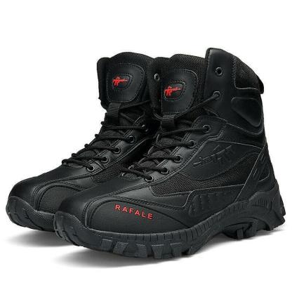 (🎖️MEMORIAL DAY SALE - 70% OFF) Men Warm Winter Snow Boots Waterproof Non-Slip Work Combat Boots