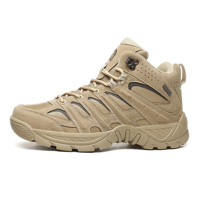 Men's Tactical Military Combat Boots Outdoor Waterproof Non-Slip Hiking Boots Work Boots