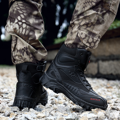 (🎖️MEMORIAL DAY SALE - 70% OFF) Men Warm Winter Snow Boots Waterproof Non-Slip Work Combat Boots
