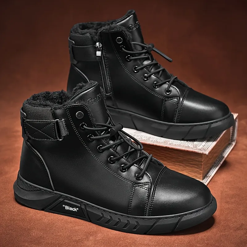 (⏰Limited Time Offer 70%🔥)Men's Top-Quality Motorcycle Boots Genuine Leather Waterproof Anti-Slip Anti-Sprain